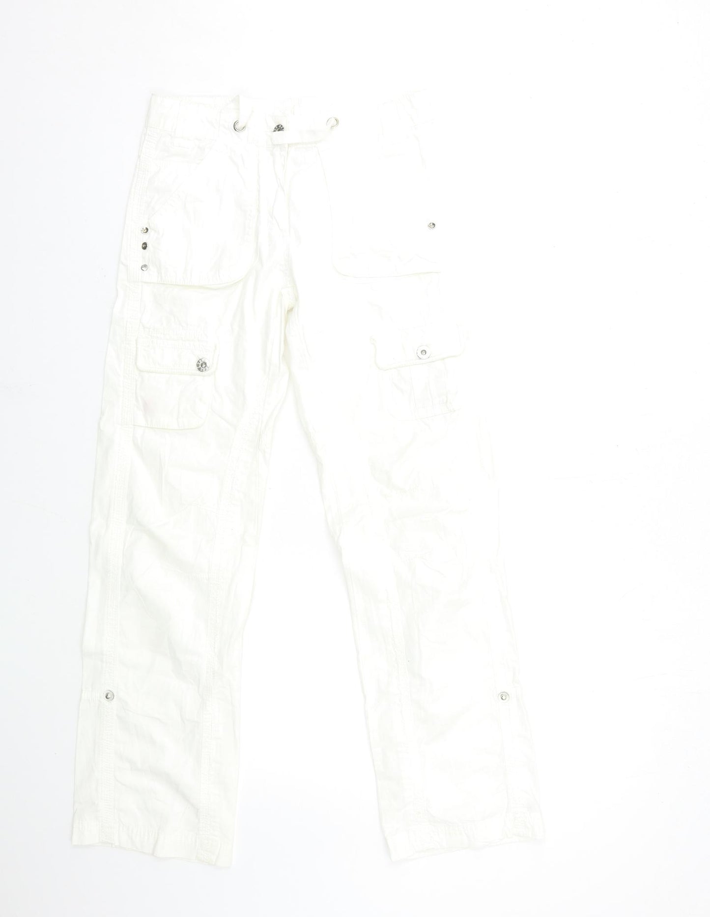 here+there Girls White   Cargo Trousers Size 12-13 Years