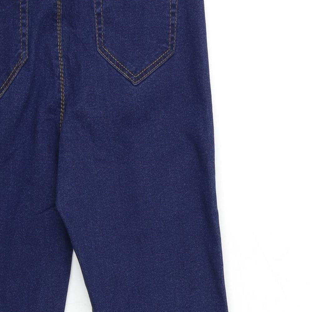 Denim & Co. Womens Blue  Denim Skinny Jeans Size 12 L27 in