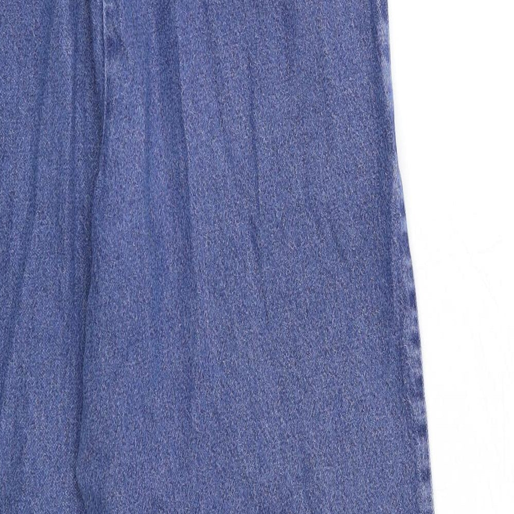 Preworn Womens Blue  Denim Mom Jeans Size 28 in L26 in