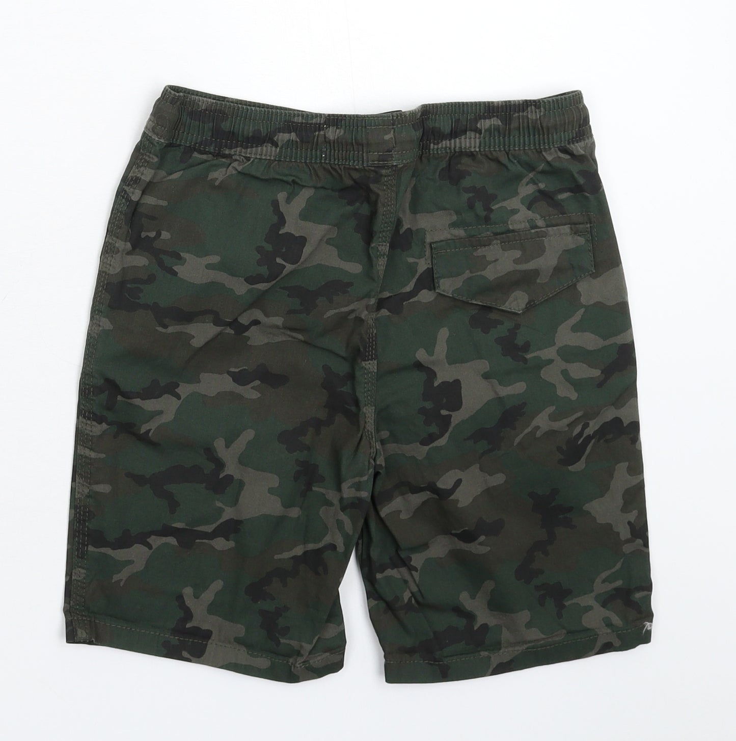 Denim & Co. Boys Multicoloured Camouflage  Bermuda Shorts Size 10-11 Years
