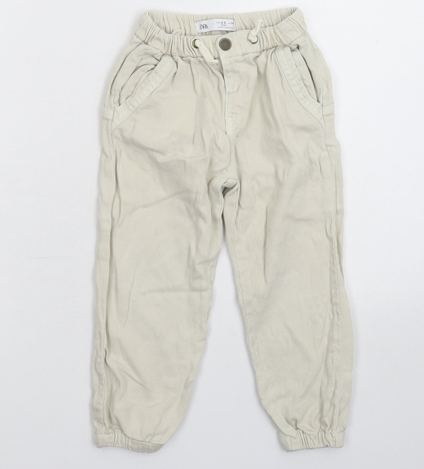 Zara Boys Grey   Jogger Trousers Size 4-5 Years