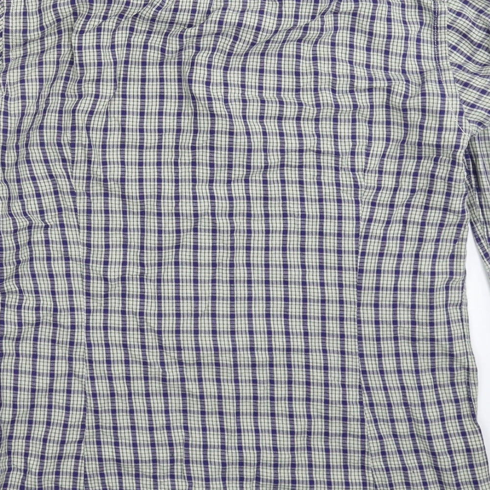 Tintoria Mens Multicoloured Check   Dress Shirt Size 15.5