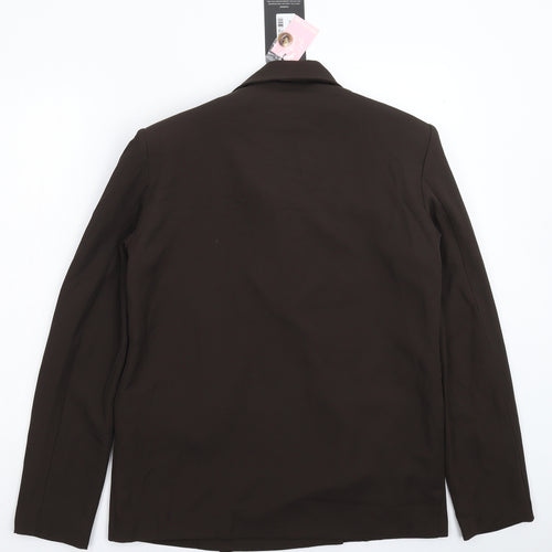 PRETTYLITTLETHING Womens Black   Jacket Blazer Size 6