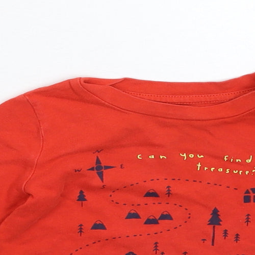 Gap Baby Red   Basic T-Shirt Size 9-12 Months