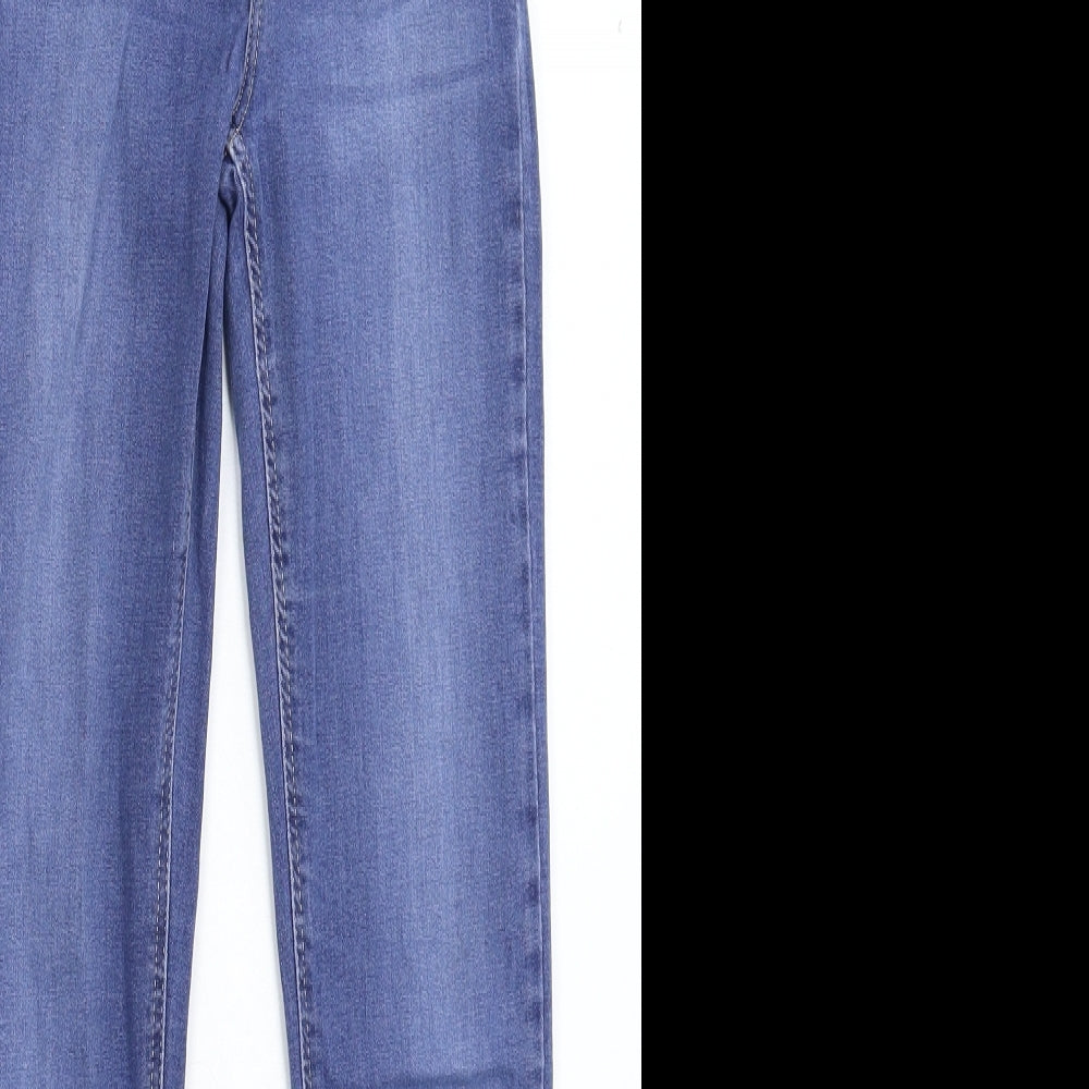 River Island Womens Blue  Denim Jegging Jeans Size 8 L26 in