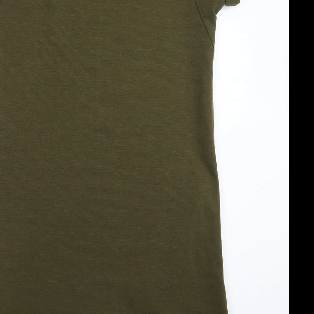 Preworn Womens Green   T-Shirt Dress  Size 8