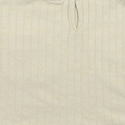 Zara Girls Beige   Basic T-Shirt Size 6 Years