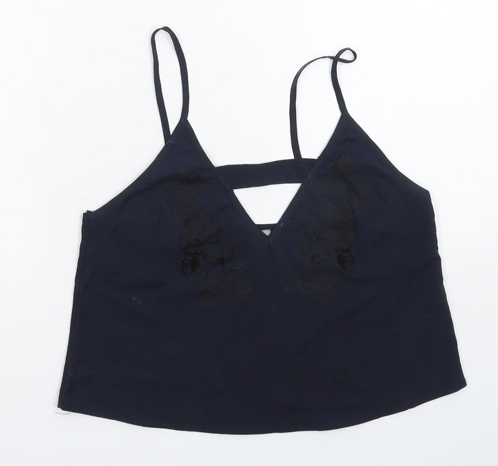 New Look Womens Blue   Basic Tank Size 8