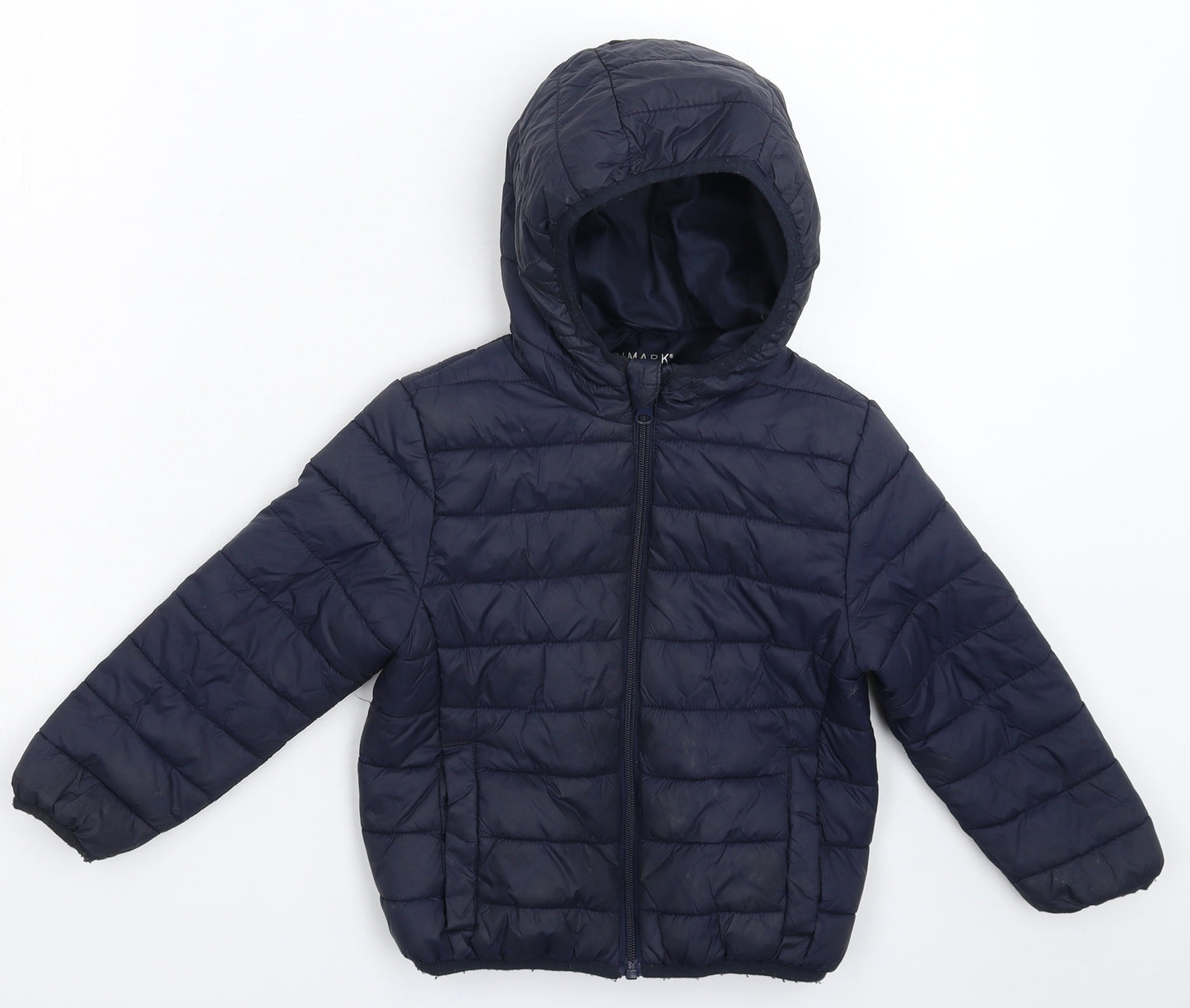 Primark Boys Blue   Puffer Jacket Jacket Size 4-5 Years