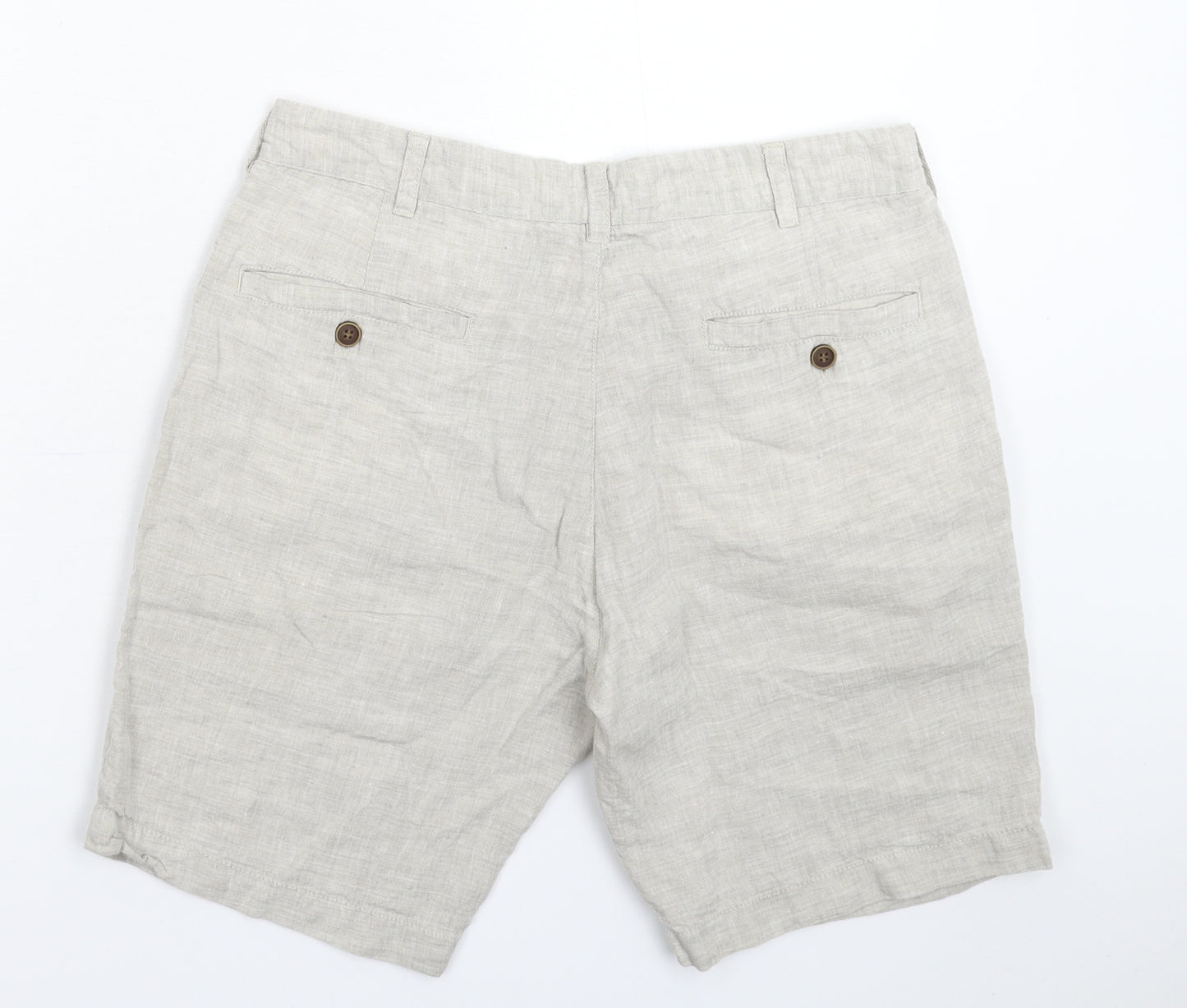 Cedar Wood State Mens Grey   Chino Shorts Size 32