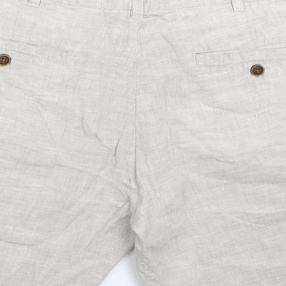 Cedar Wood State Mens Grey   Chino Shorts Size 32