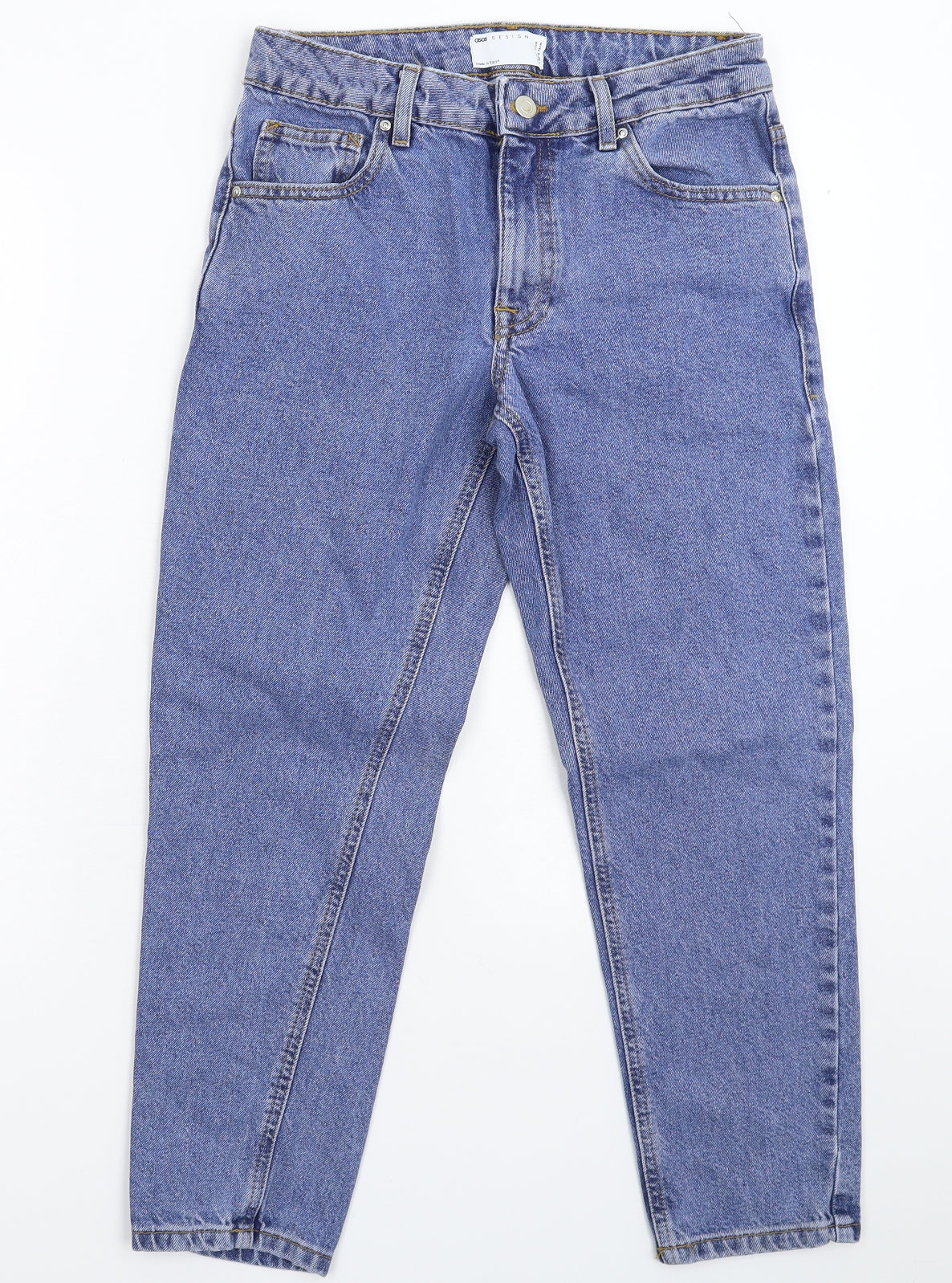 ASOS Womens Blue  Denim Boyfriend Jeans Size 28 in L25 in