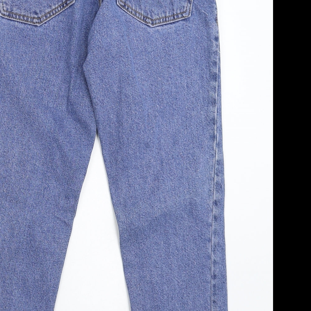 ASOS Womens Blue  Denim Boyfriend Jeans Size 28 in L25 in