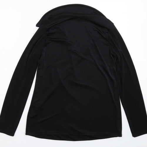 Boohoo Womens Black   Basic Blouse Size 10