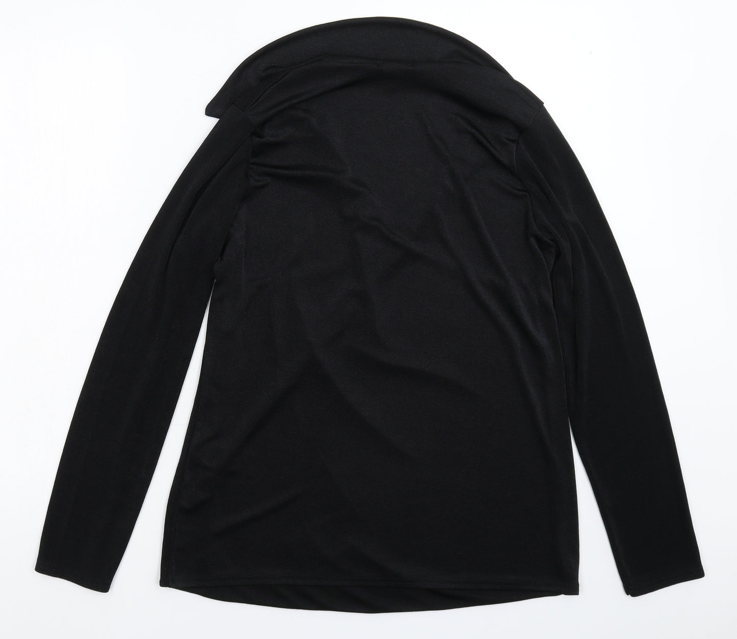 Boohoo Womens Black   Basic Blouse Size 10