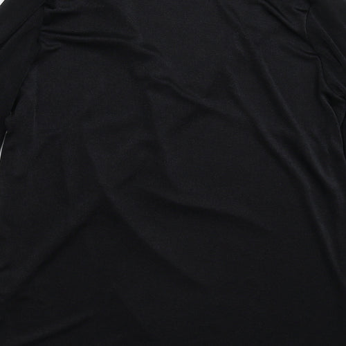 Boohoo Womens Black   Basic Blouse Size 10