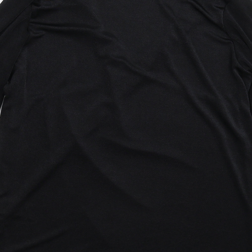 Boohoo Womens Black   Basic Blouse Size 10