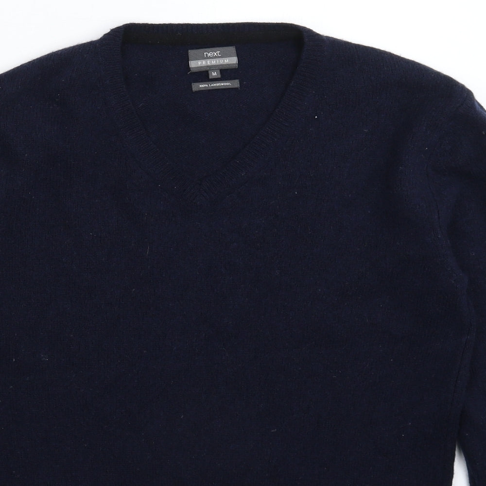 NEXT Mens Blue  Knit Pullover Jumper Size M