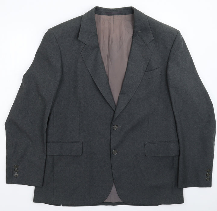 Varteks Mens Grey Jacket Suit Jacket Size 42