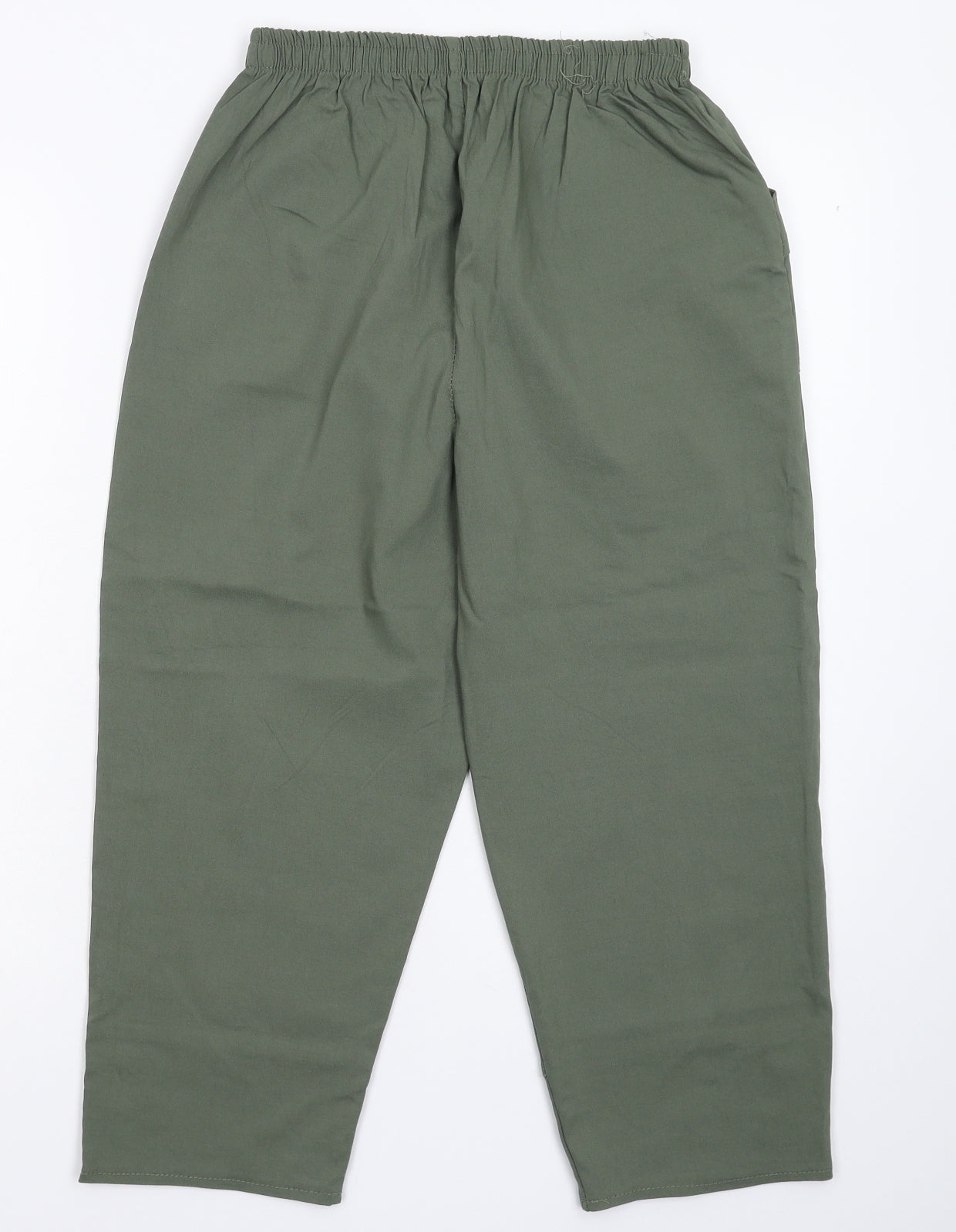 Cherry B Womens Green   Cropped Trousers Size 28 in L20 in