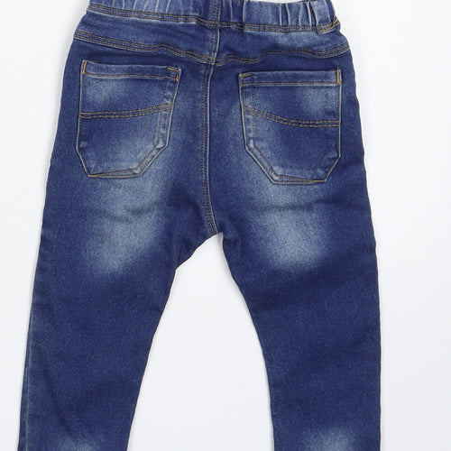 NEXT Baby Blue  Denim Snow Pants Jeans Size 9-12 Months