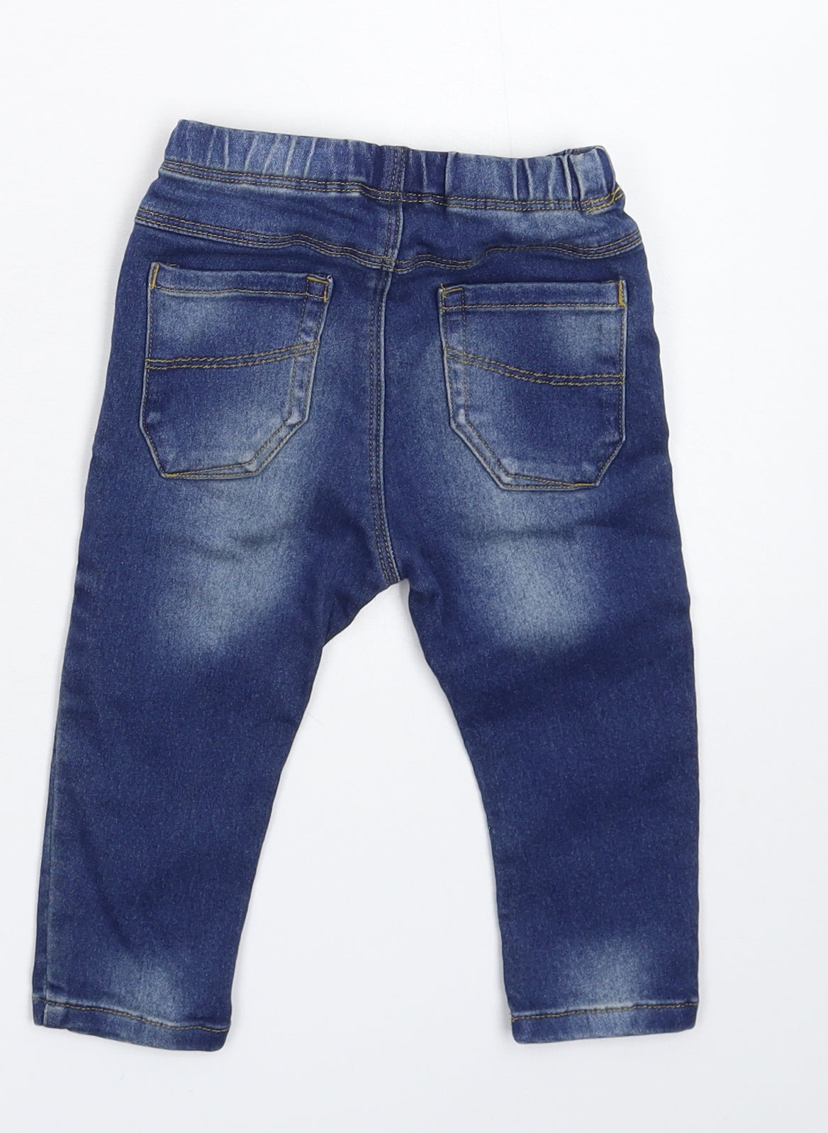 NEXT Baby Blue  Denim Snow Pants Jeans Size 9-12 Months