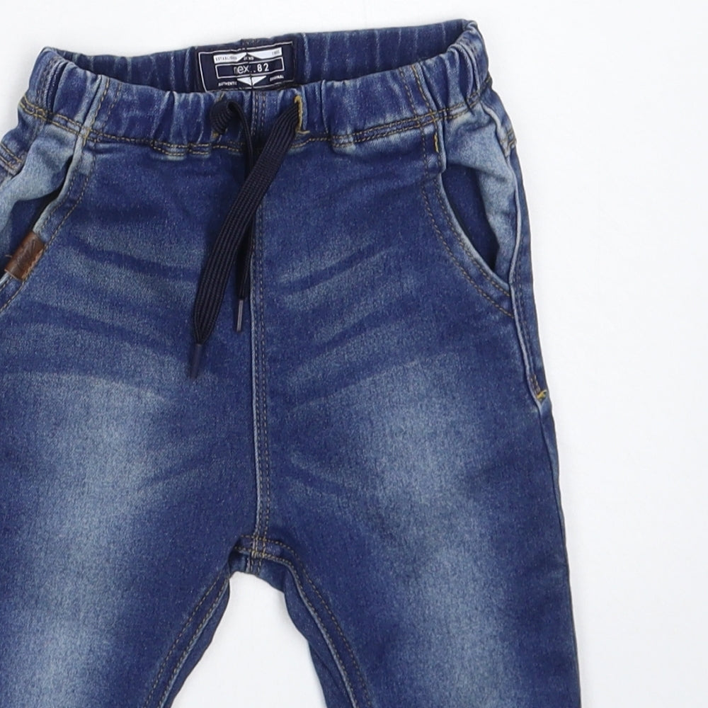 NEXT Baby Blue  Denim Snow Pants Jeans Size 9-12 Months