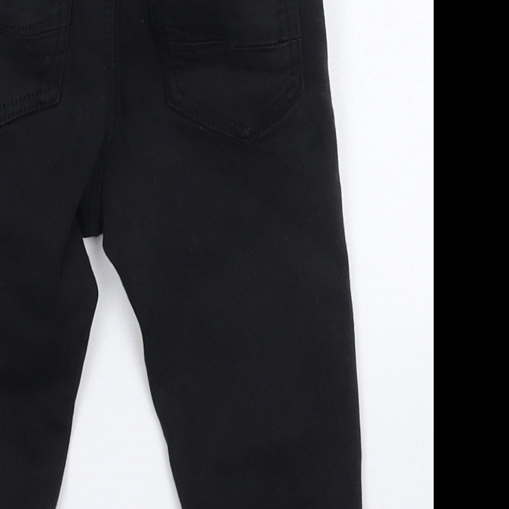 NEXT Baby Black  Denim Capri Jeans Size 9-12 Months