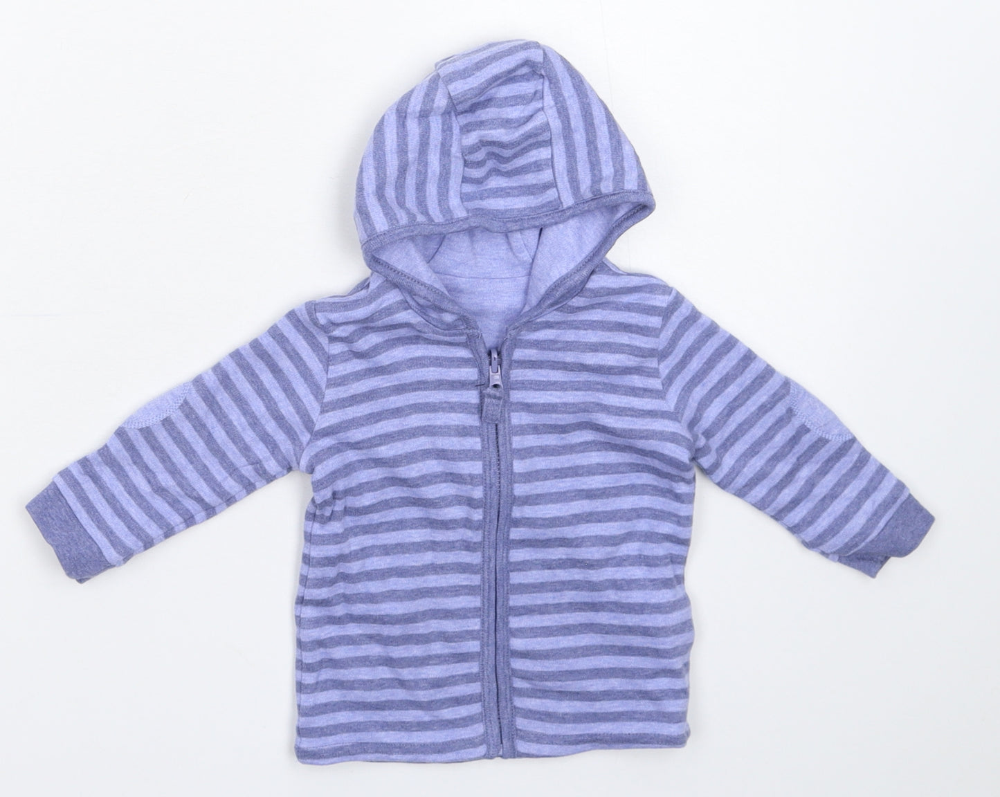 George Baby Blue Striped  Jacket  Size 3-6 Months
