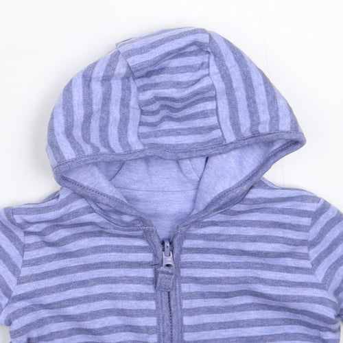 George Baby Blue Striped  Jacket  Size 3-6 Months