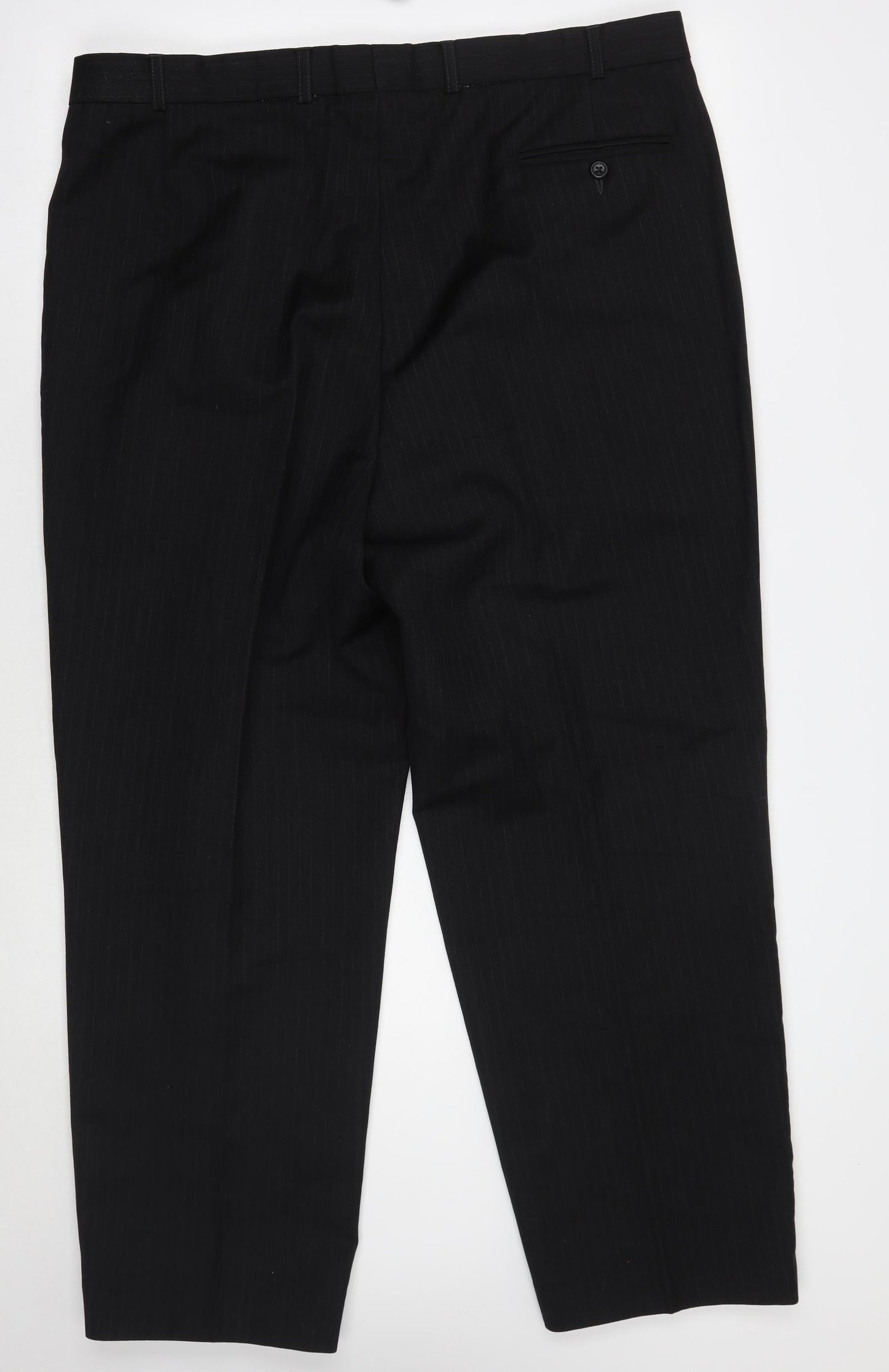 Marks and Spencer Mens Black    Suit Trousers Size 40 L29 in