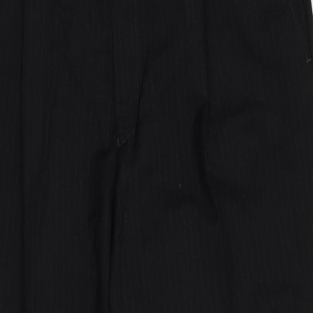 Marks and Spencer Mens Black    Suit Trousers Size 40 L29 in