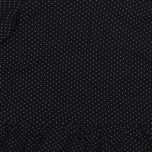 H&M Girls Black Polka Dot  Basic Blouse Size 2 Years