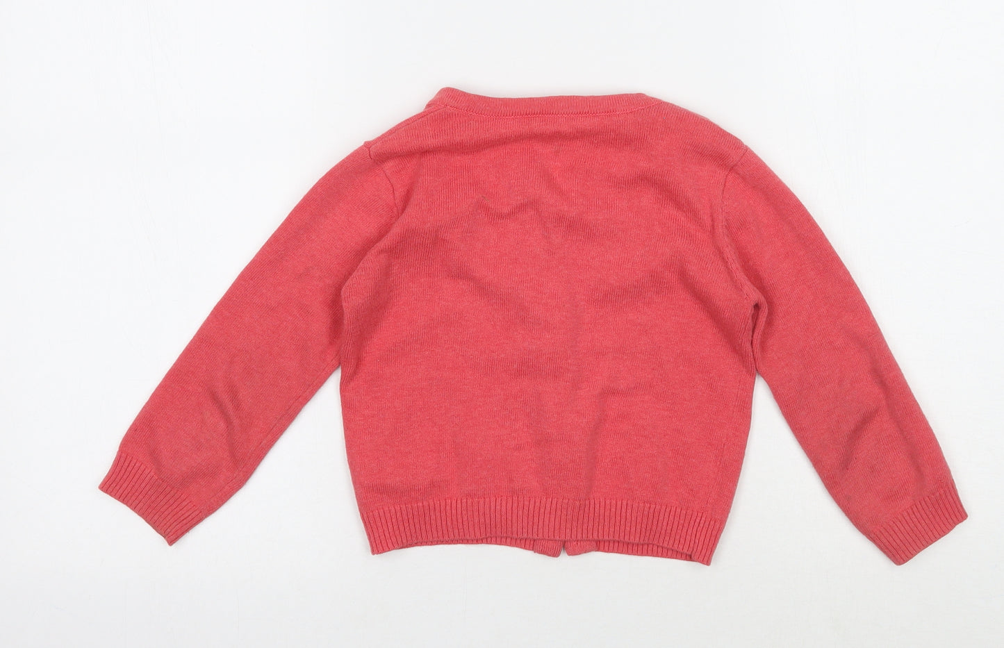 Nutmeg Girls Pink   Cardigan Jumper Size 3-4 Years