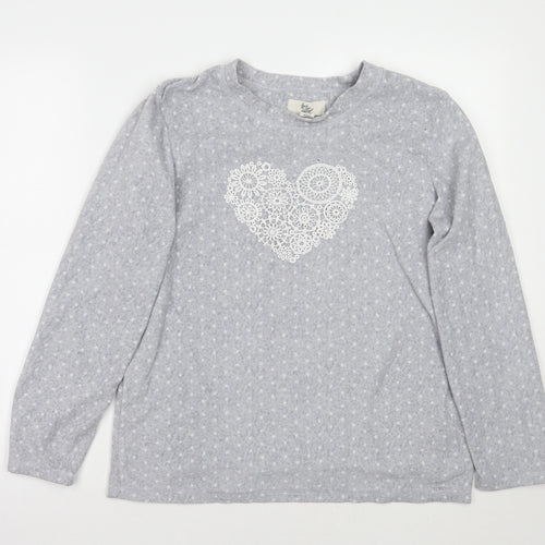 Primark Womens Grey Polka Dot  Pullover Jumper Size 10