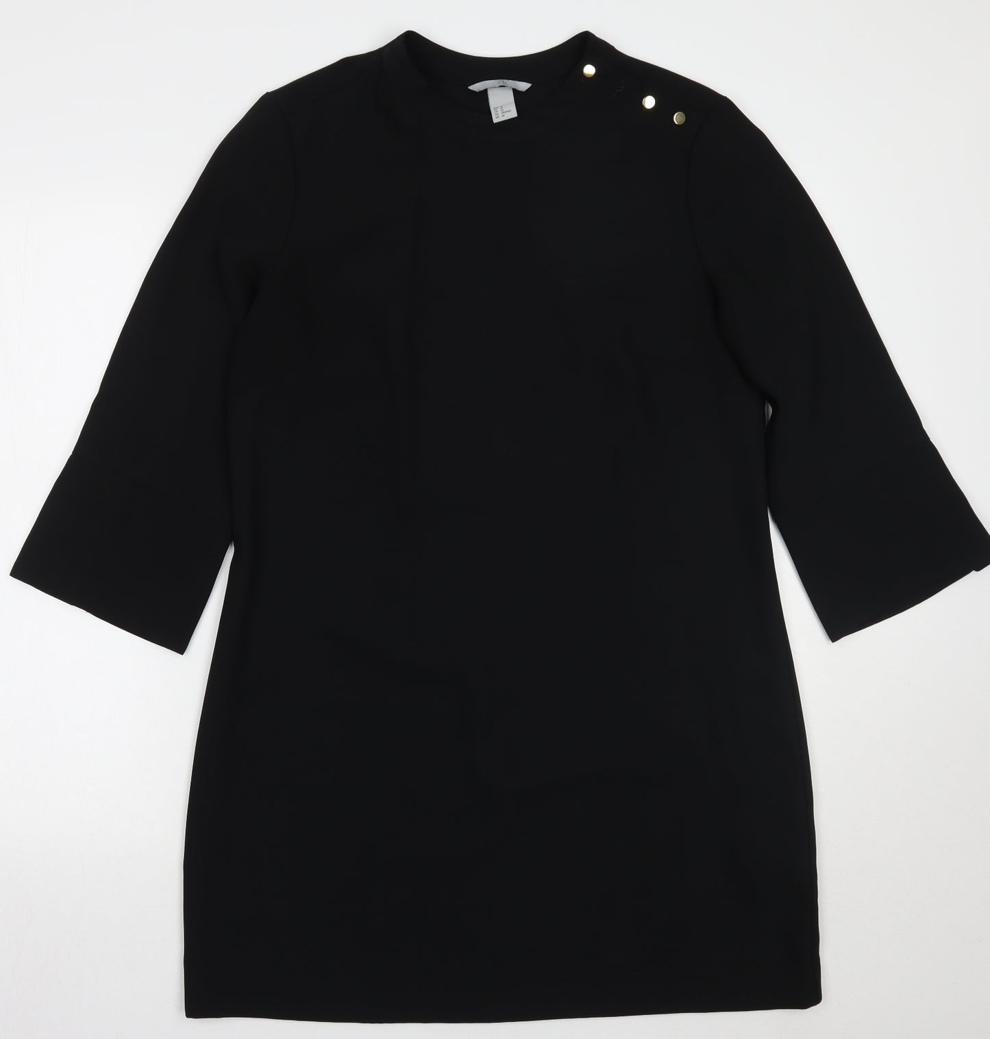 H&M Womens Black   A-Line  Size 10