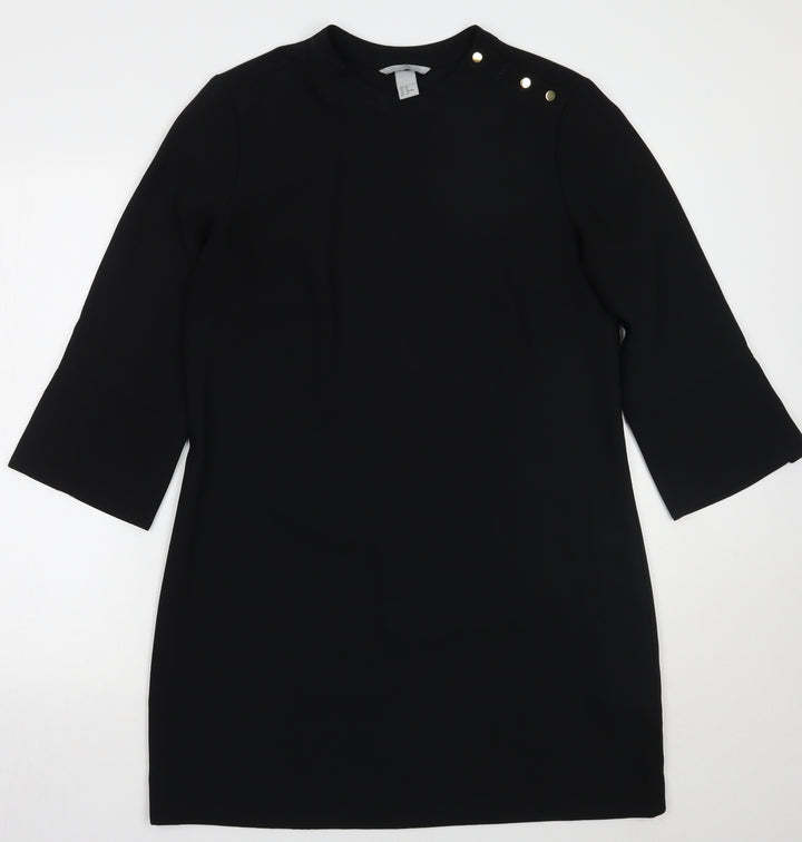 H&M Womens Black   A-Line  Size 10