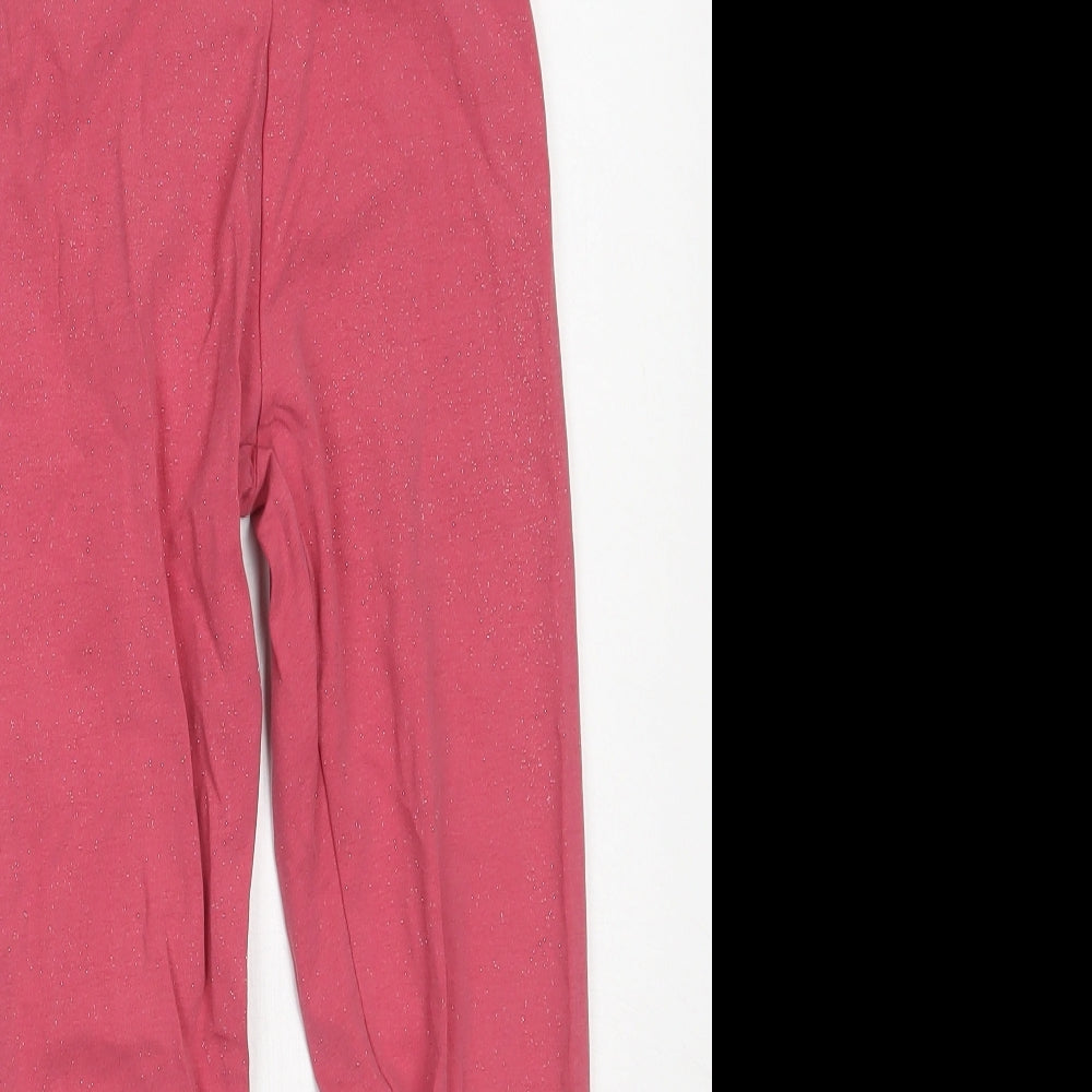 Nutmeg Girls Pink   Jegging Trousers Size 9-10 Years