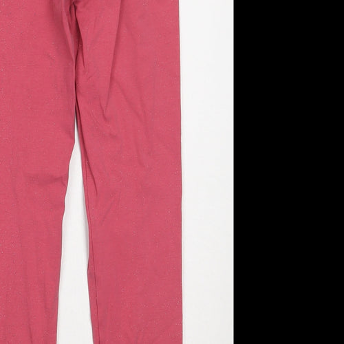 Nutmeg Girls Pink   Jegging Trousers Size 9-10 Years