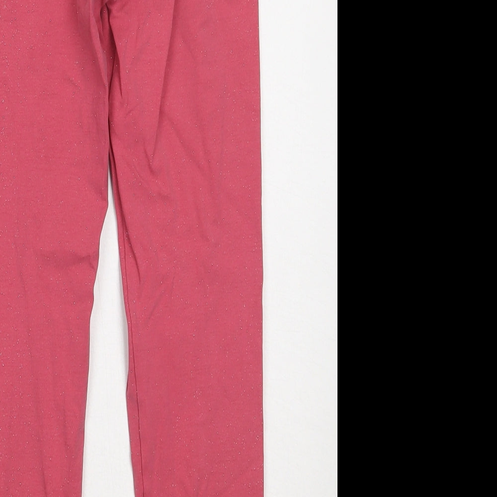 Nutmeg Girls Pink   Jegging Trousers Size 9-10 Years