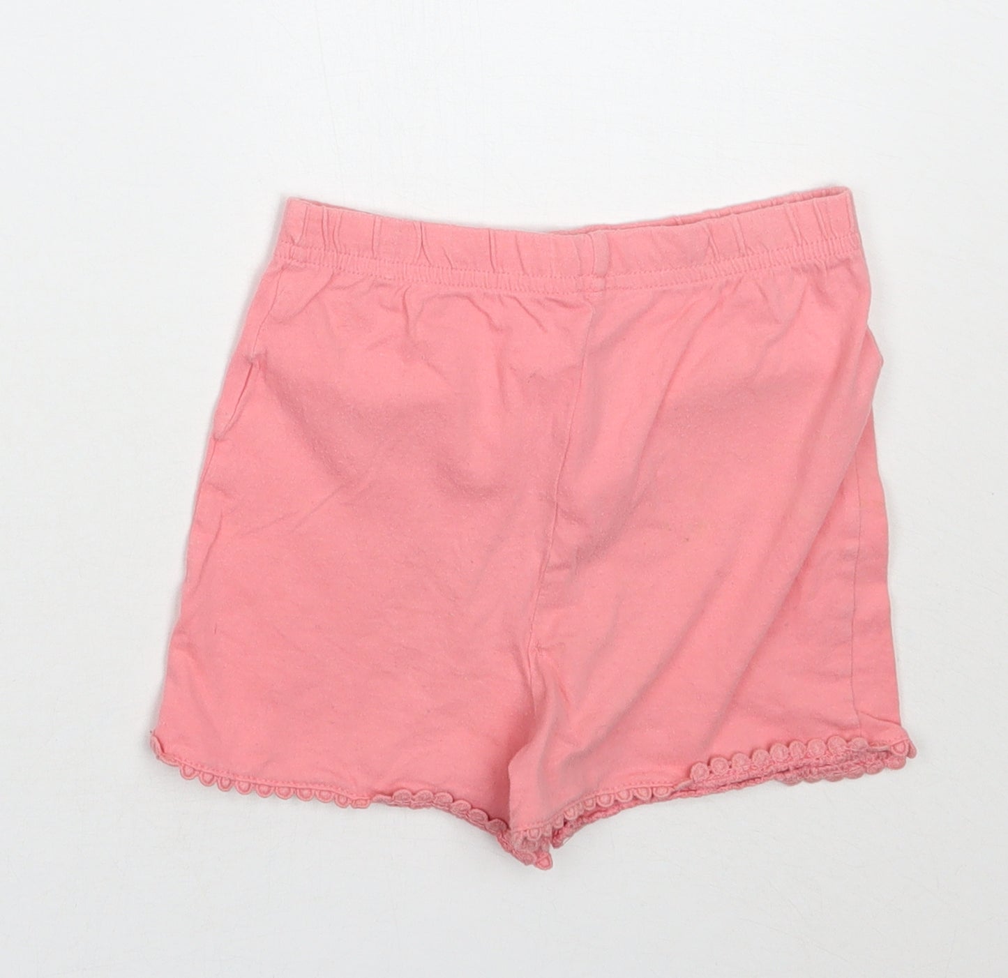 Matalan Girls Pink   Sweat Shorts Size 4-5 Years