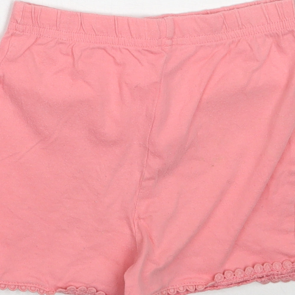 Matalan Girls Pink   Sweat Shorts Size 4-5 Years