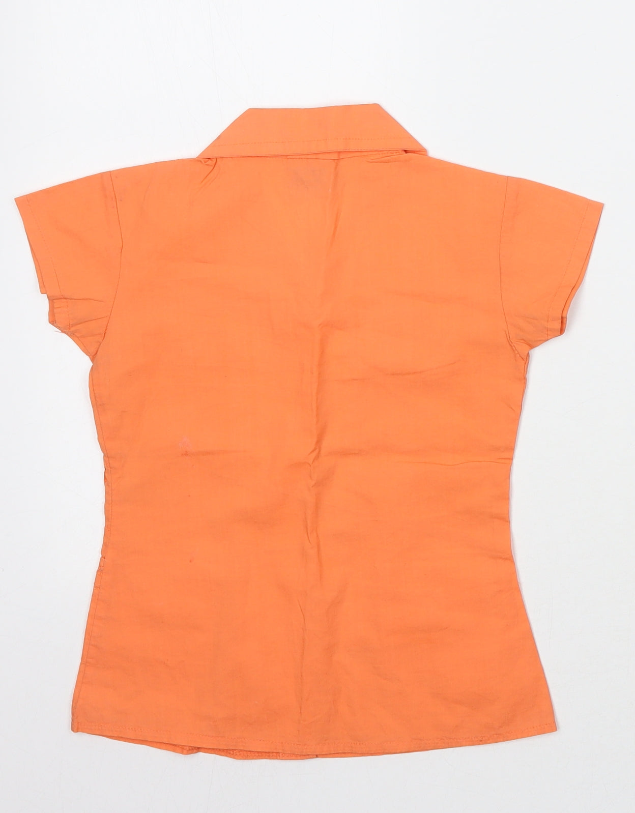 Carley Girls Orange   Basic Button-Up Size 4-5 Years