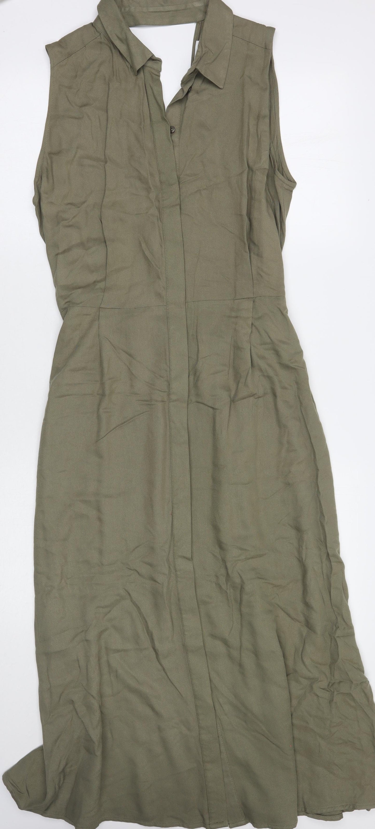 Warehouse Womens Green   A-Line  Size 14