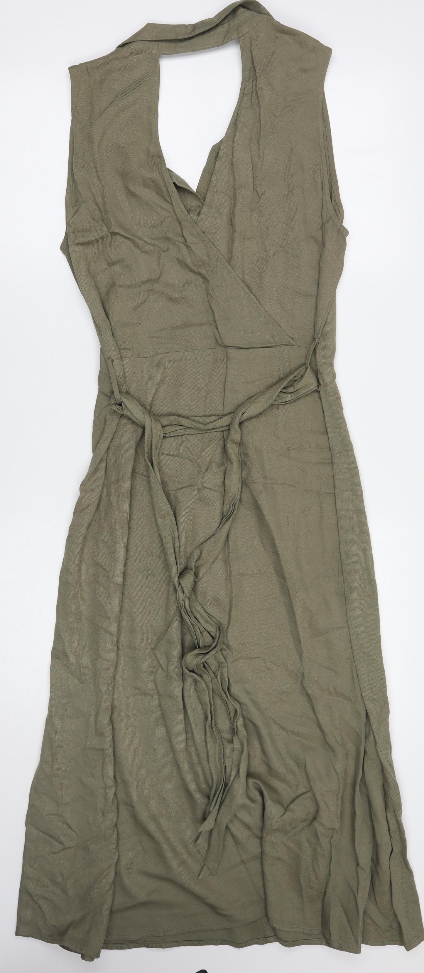 Warehouse Womens Green   A-Line  Size 14