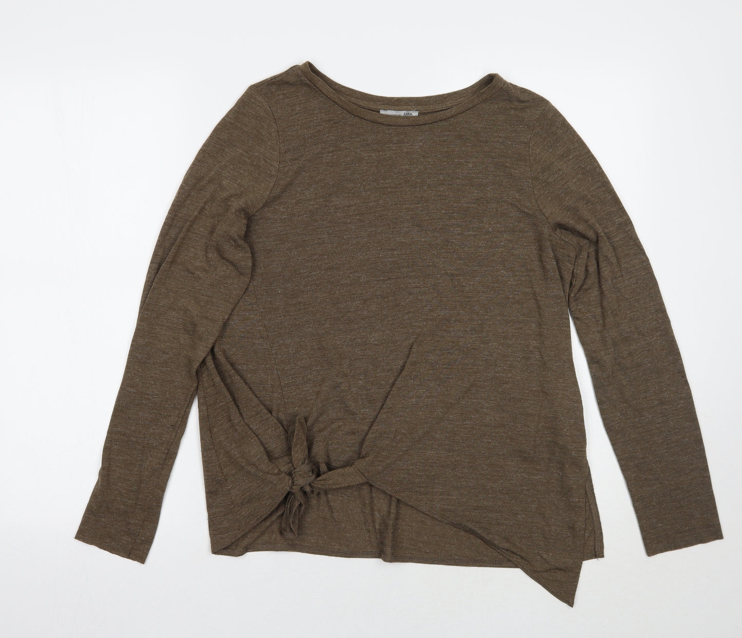 Zara Womens Green   Basic T-Shirt Size L
