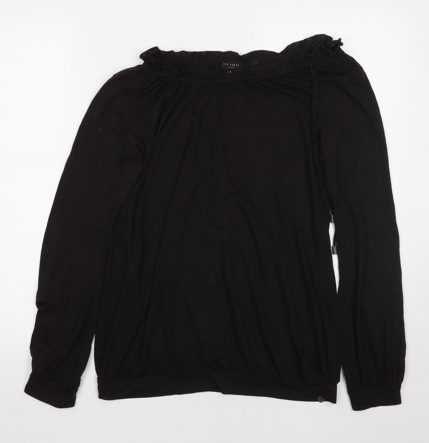 Ted Baker Womens Black   Basic Blouse Size M