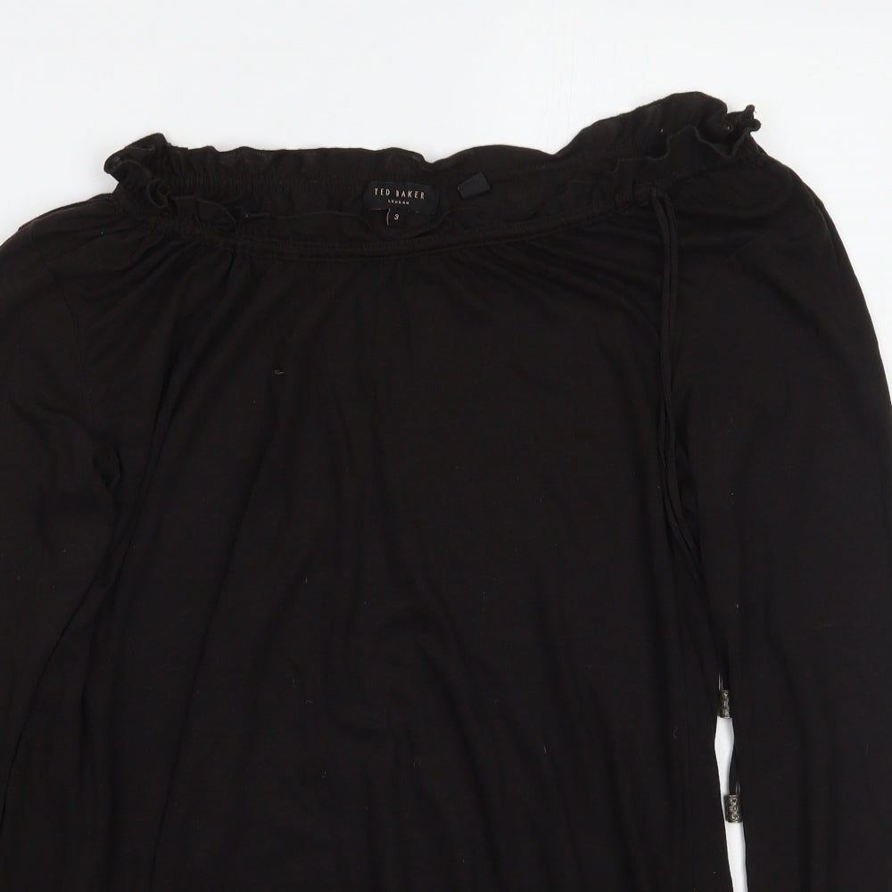 Ted Baker Womens Black   Basic Blouse Size M