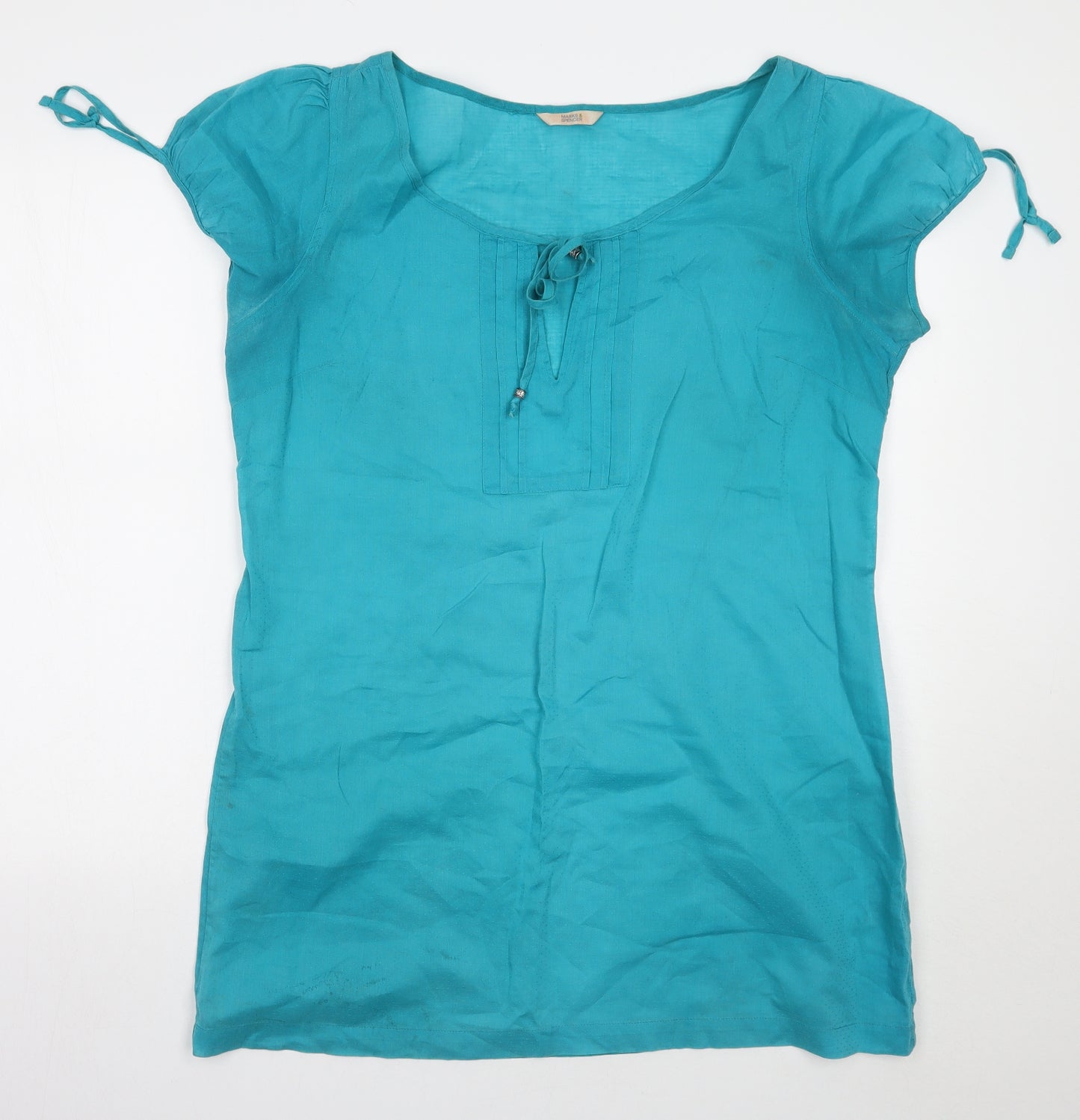 Marks and Spencer Womens Blue   Basic Blouse Size 14