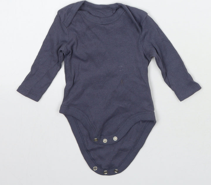 Poco Piano Girls Grey Babygrow One-Piece Size 3-6 Months